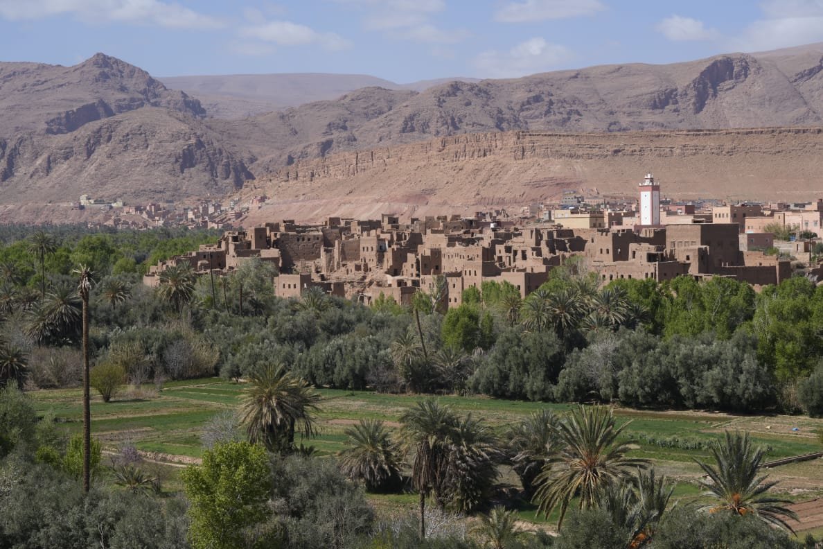 Merzouga desert landscape