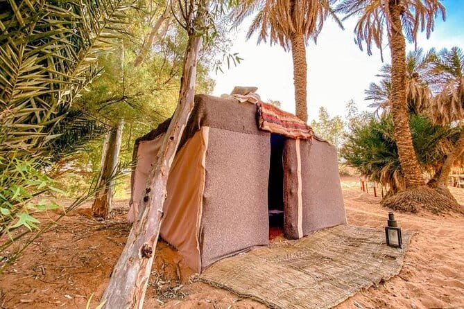 Authentic desert camp in Merzouga