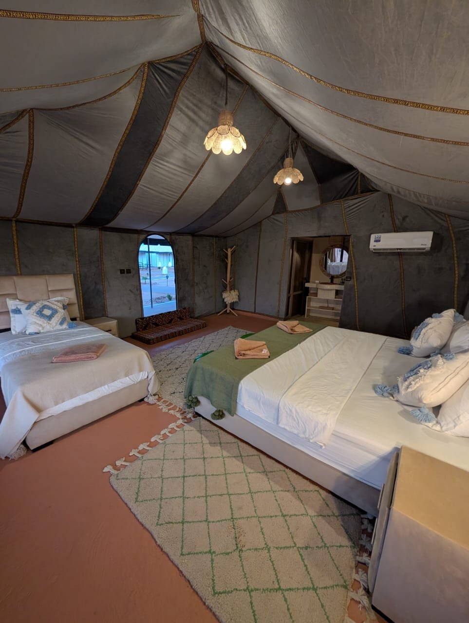 Luxury desert tent in Merzouga