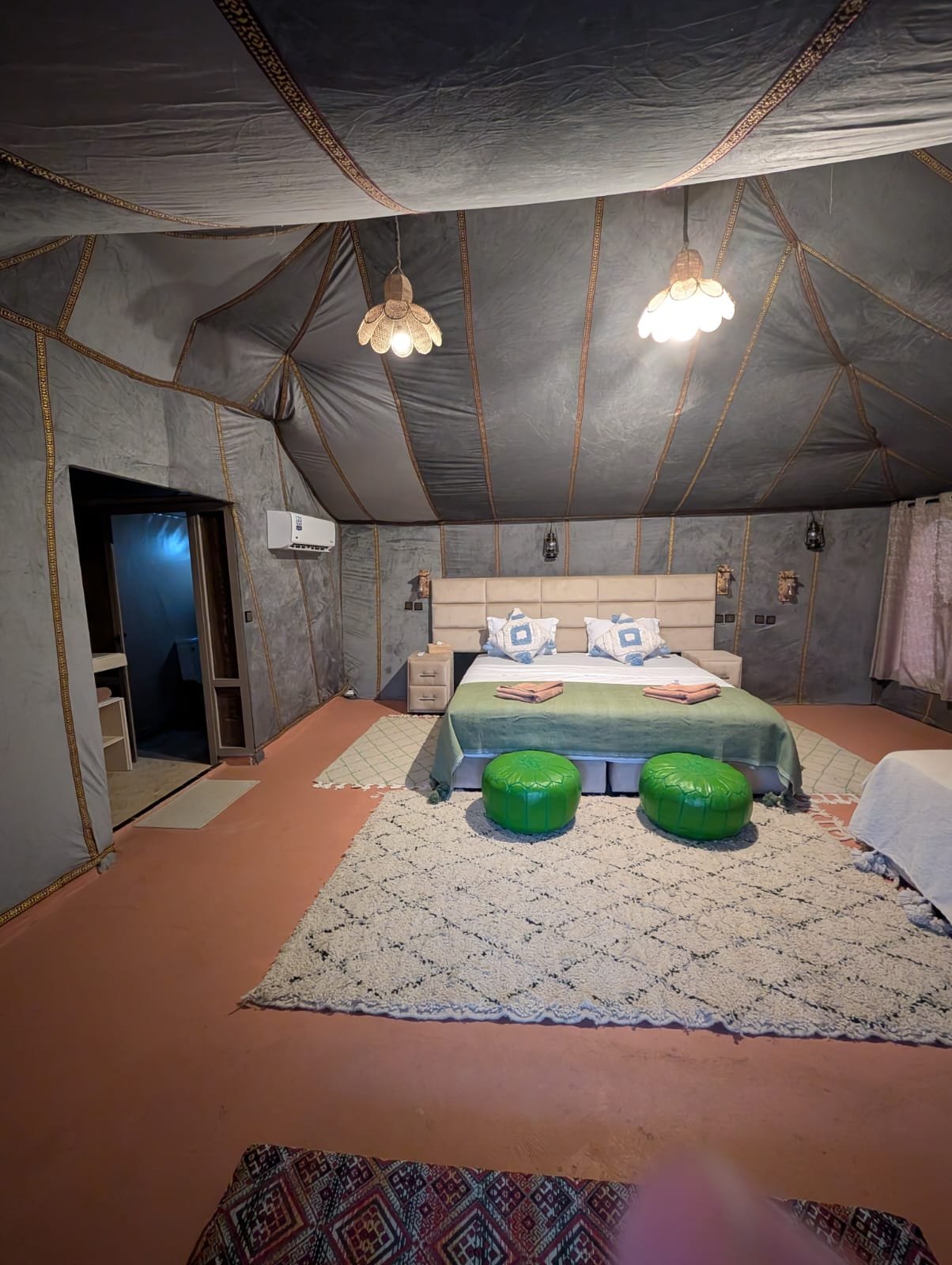 Luxury desert tent in Merzouga